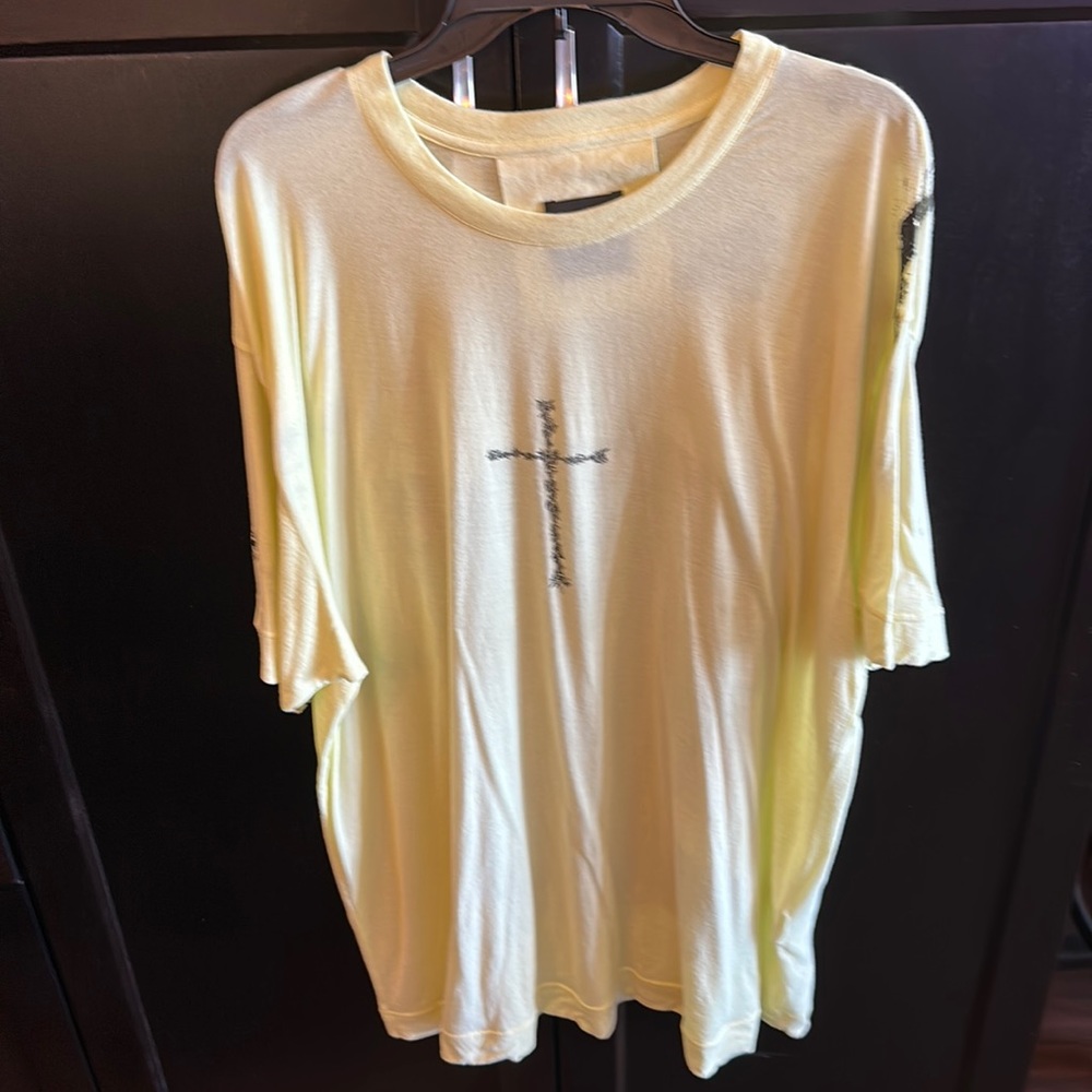 Givenchy lemonade yellow OVERSIZED T SHIRT.